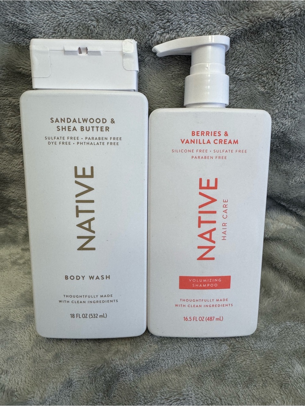 Native Body Wash & shampoo